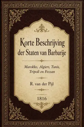 غلاف كتاب Korte Beschrijving der Staten van Barbarije; Marokko, Algiers, Tunis, Tripoli en Fezzan