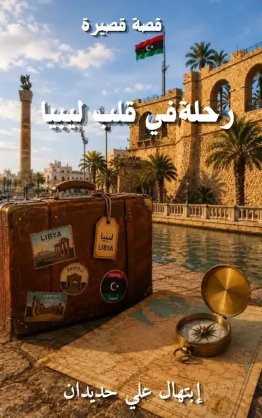 غلاف كتاب رحلة في قلب ليبيا