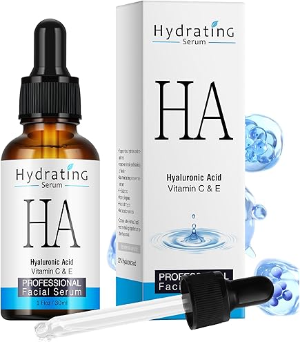 Hydrating Serum HA — Hyaluronic Acid, Vitamin C & E
