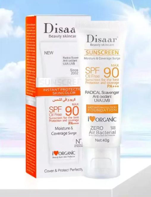 Disaar Sunscreen SPF 90 PA+++ (Oil Free)
