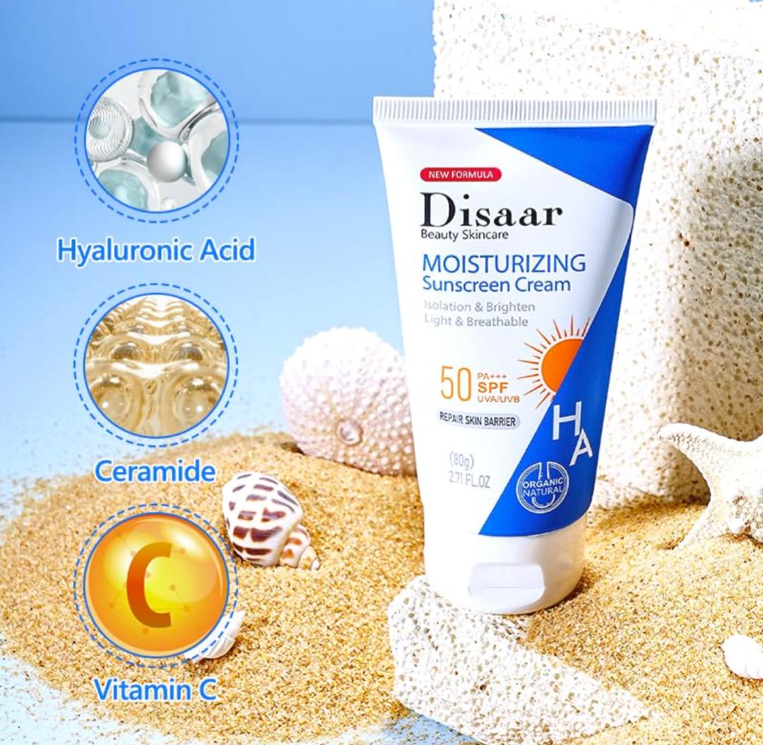 Disaar Beauty Skincare Moisturizing Sunscreen SPF 50 PA+++