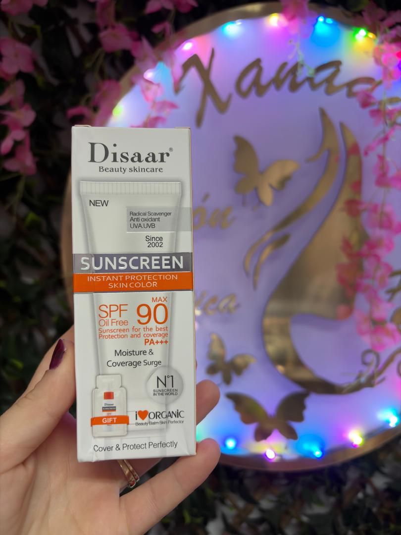Disaar Beauty Skincare Sunscreen SPF 90 MAX PA+++ Instant Protection Skin Color