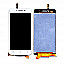 Lcd Display With Touch Screen Digitizer Panel Combo Folder Glass For Vivo V1 (Black)