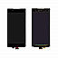 Lcd Display With Touch Screen Digitizer Panel Combo Folder Glass For Sony Xperia Z4 (Black)