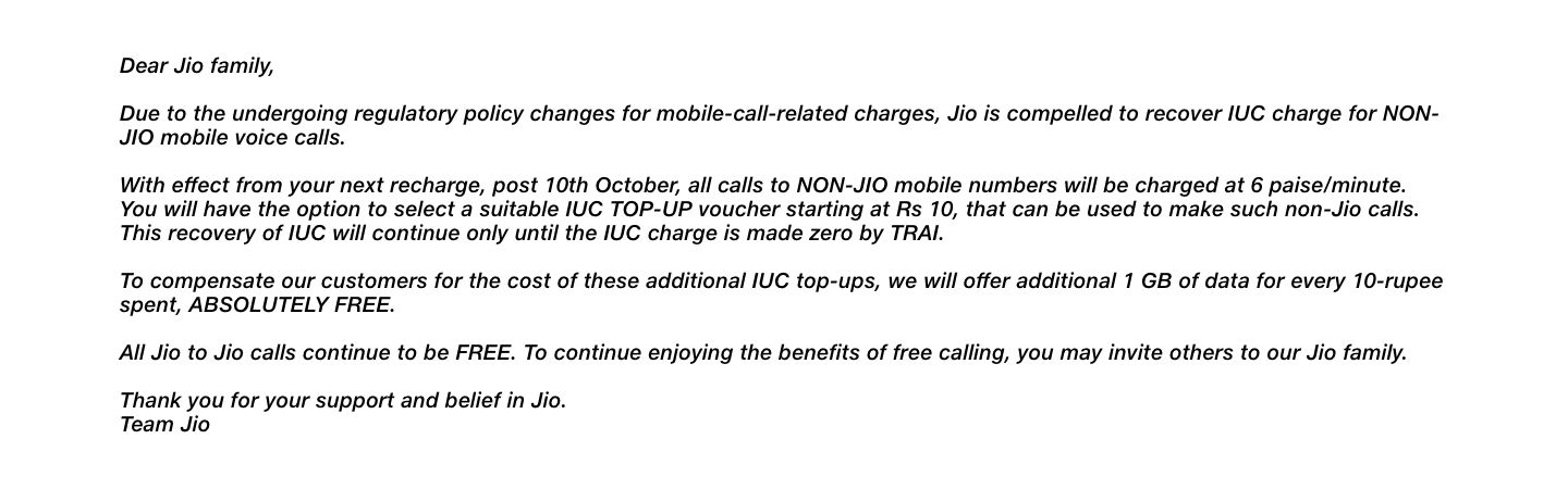 Jio.com, Jio voice call media release Jio.com, Jio voice call media release