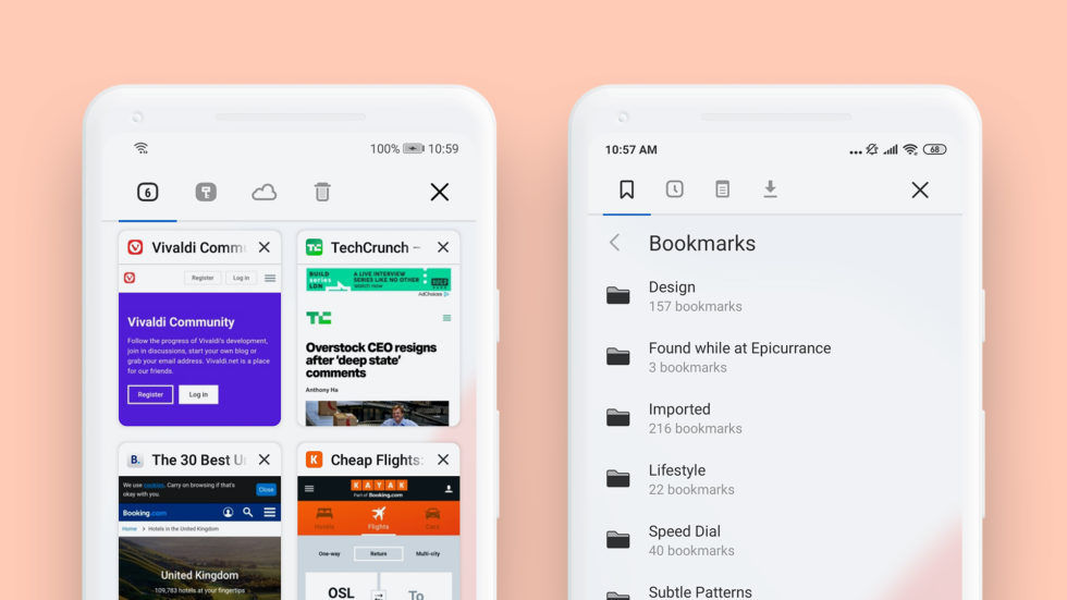 vivaldi.com, Vivaldi Android browser screenshot vivaldi.com, Vivaldi Android browser screenshot