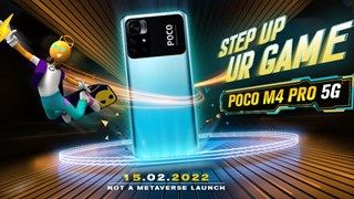 POCO M4 Pro 5G launch date confirmed for February 15th 2022. Can be bought on Flipkart