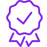 آیکون نشان دهنده ضمانت در کیفیت خدمات