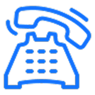 آیکون تلفن در حال زنگ خوردن که نماد پاسخگویی سریع ایست.