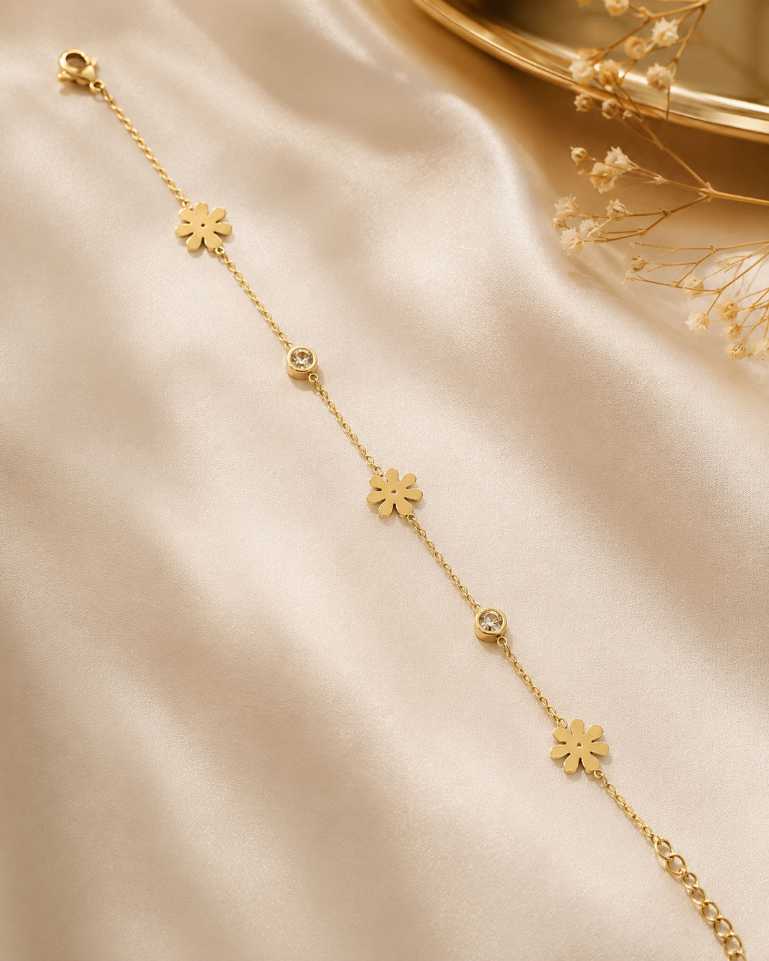 Fleuria Crystal Bloom Bracelet