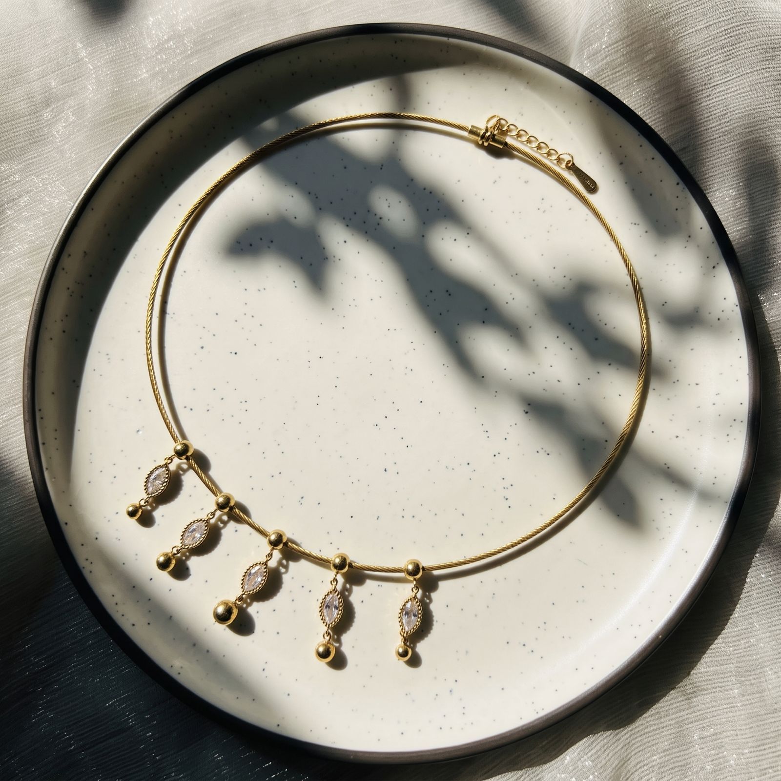 Celeste Dangle Spark Choker