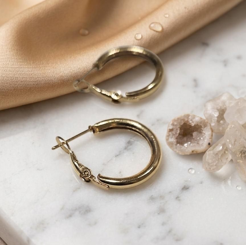 Classic Polished Hoop Earrings