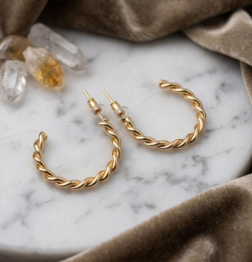 Sculpted Helix C-Hoop Earrings