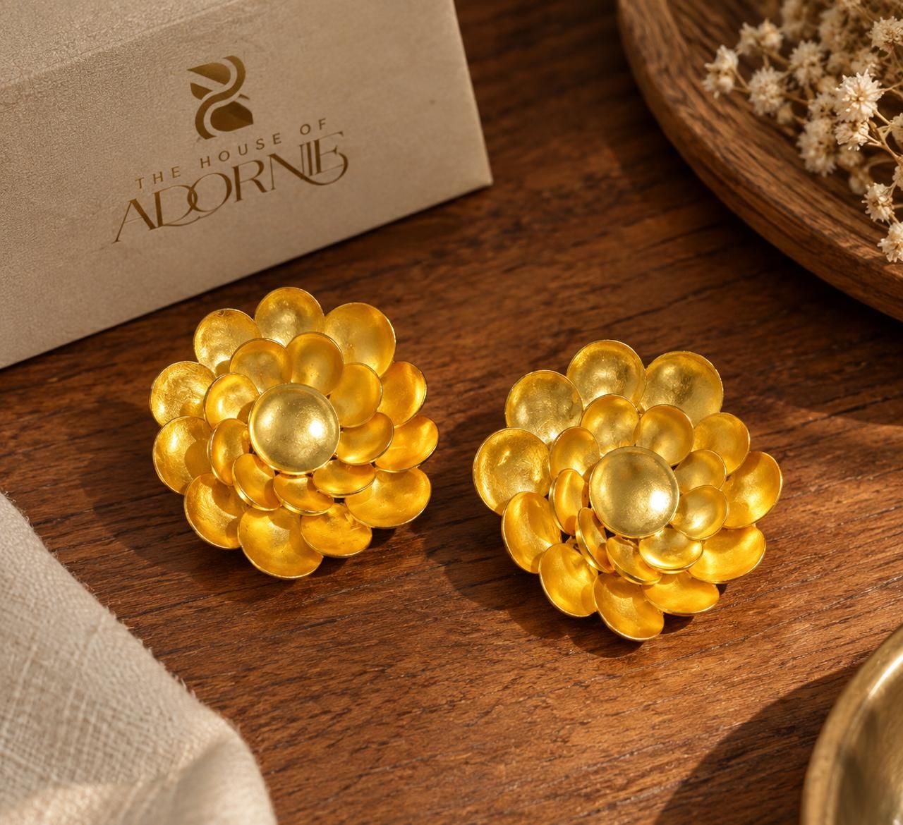 Layered Petal Earrings