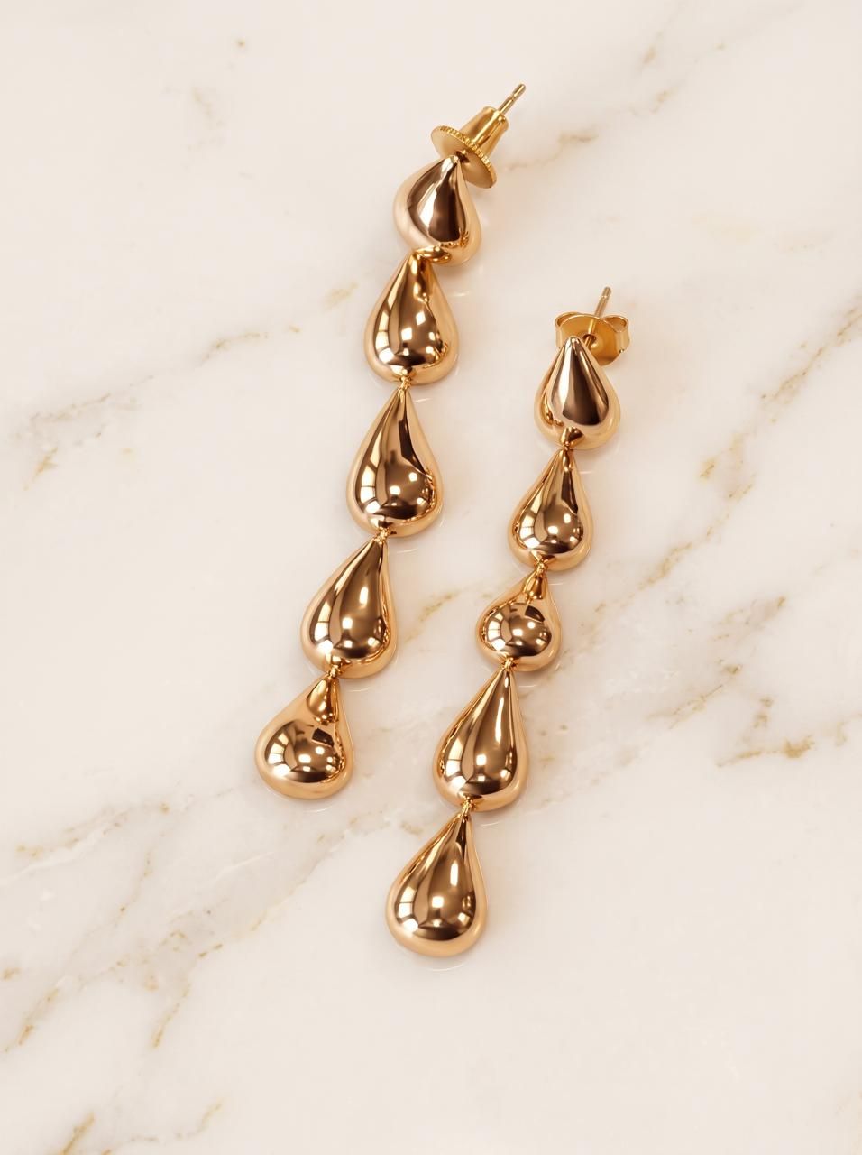 Teardrop Cascade Earrings
