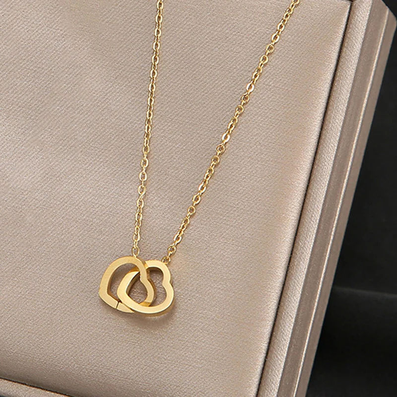 Interlock Heart Necklace