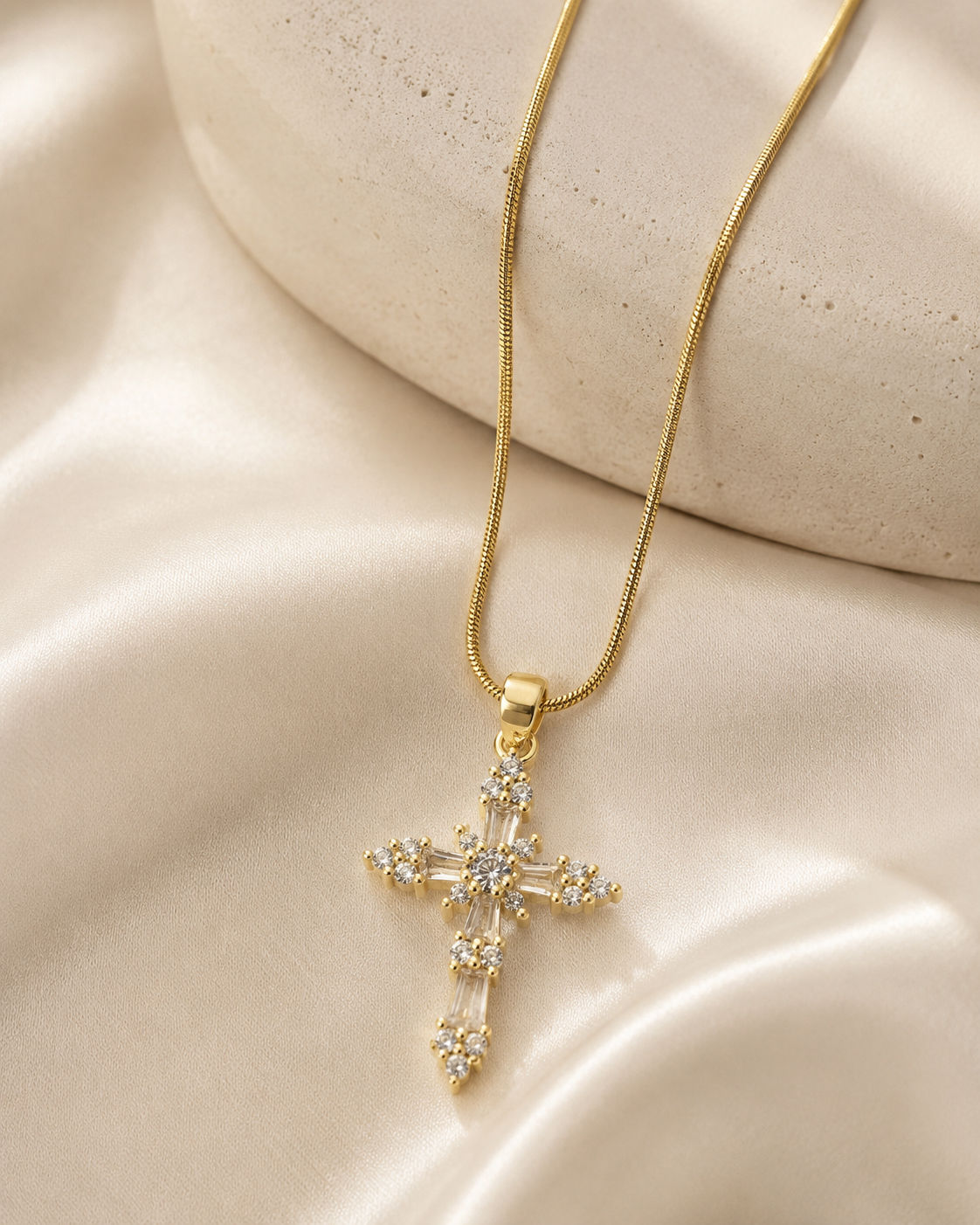 Celestial Cross Necklace