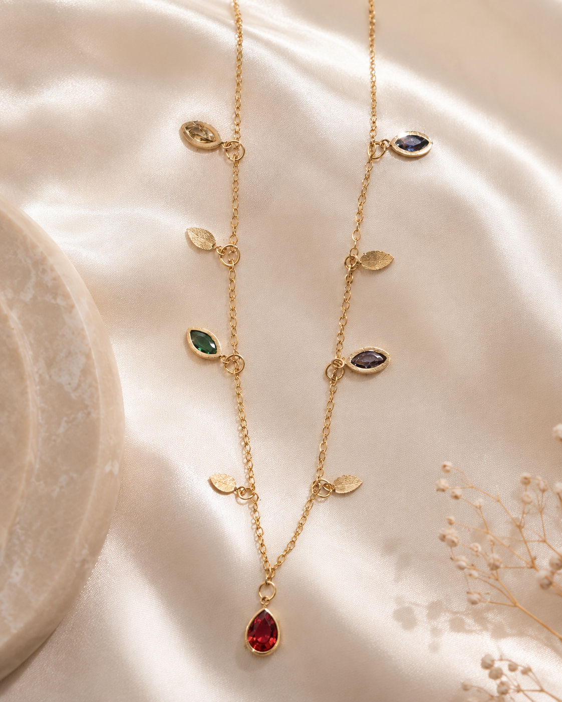 Roselle Prism Necklace