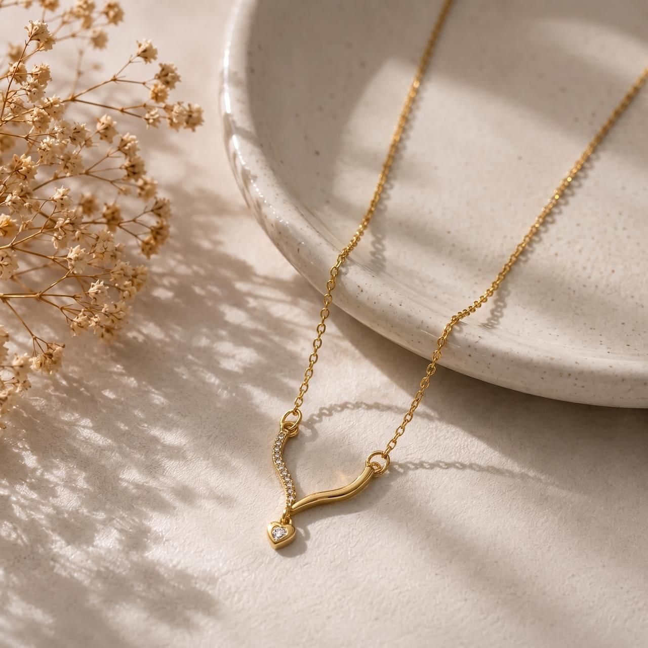 Seraphine Crystal Drop Necklace