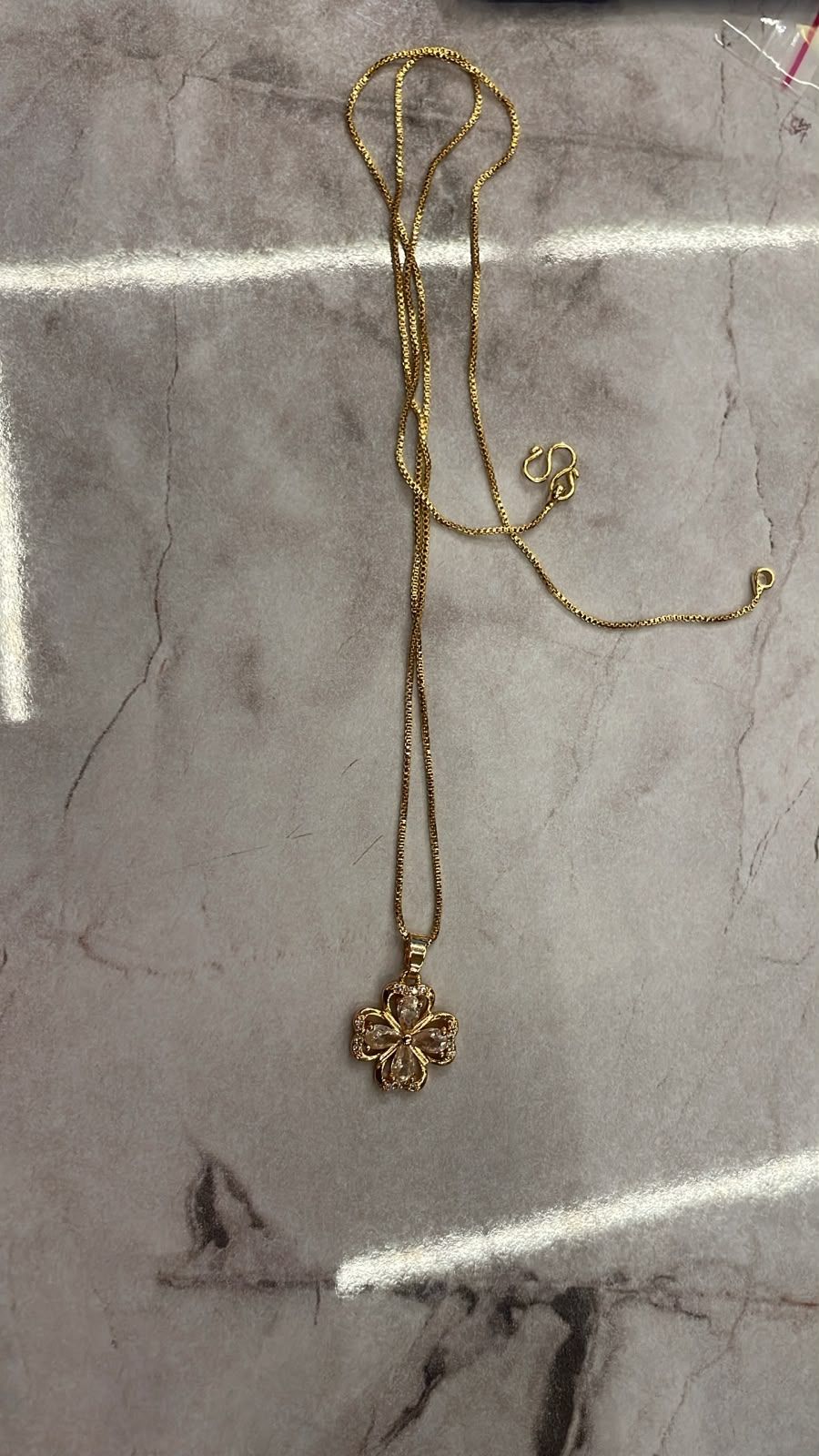 Crystal Cross Necklace