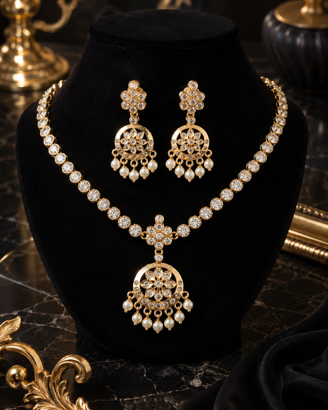 Attigai Necklace Set