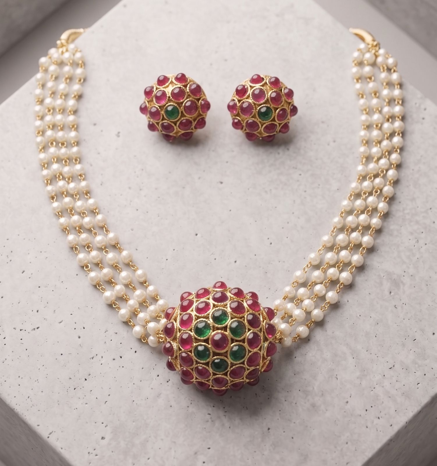 Antique Pearl Kemp Choker