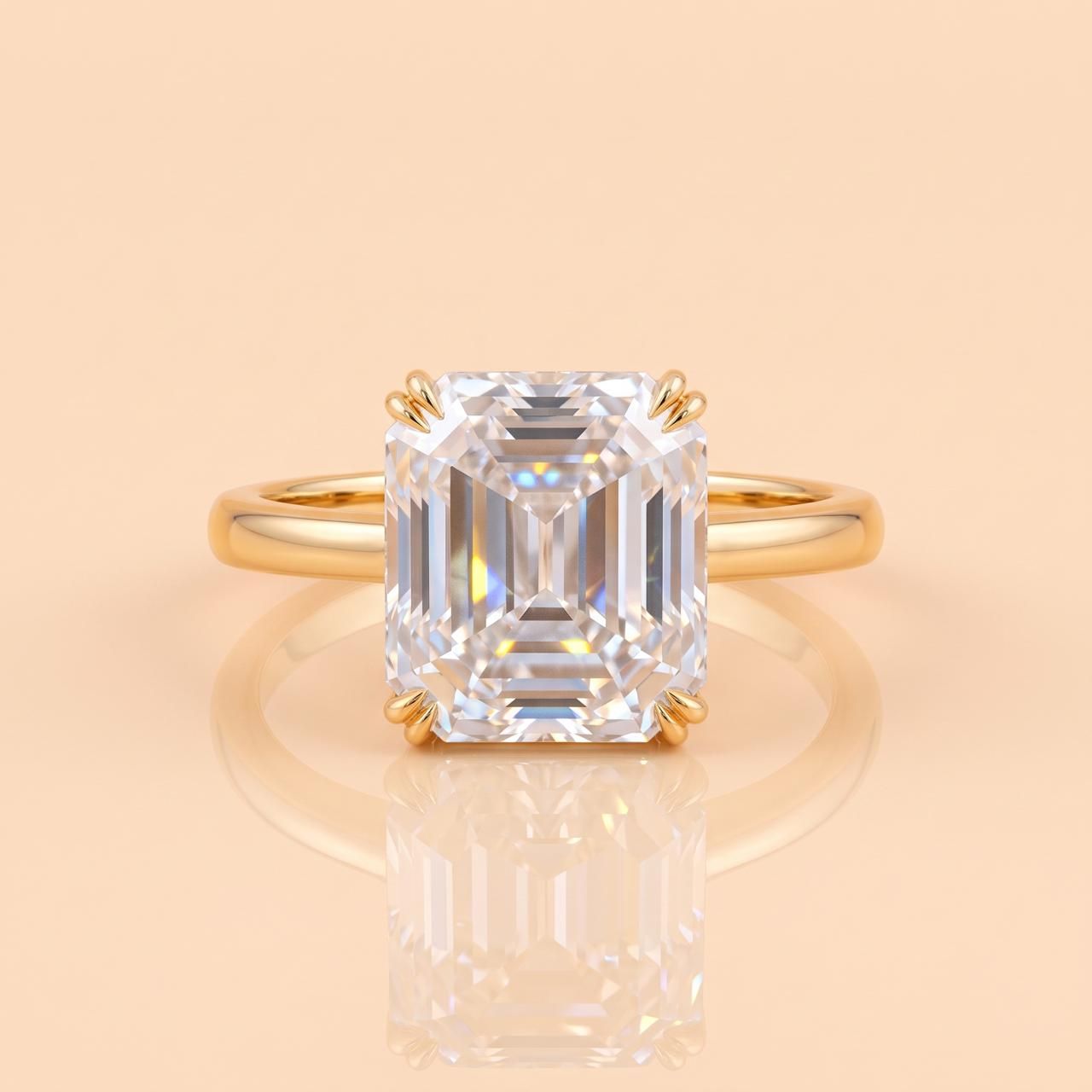 Radiant-Cut Solitaire Ring