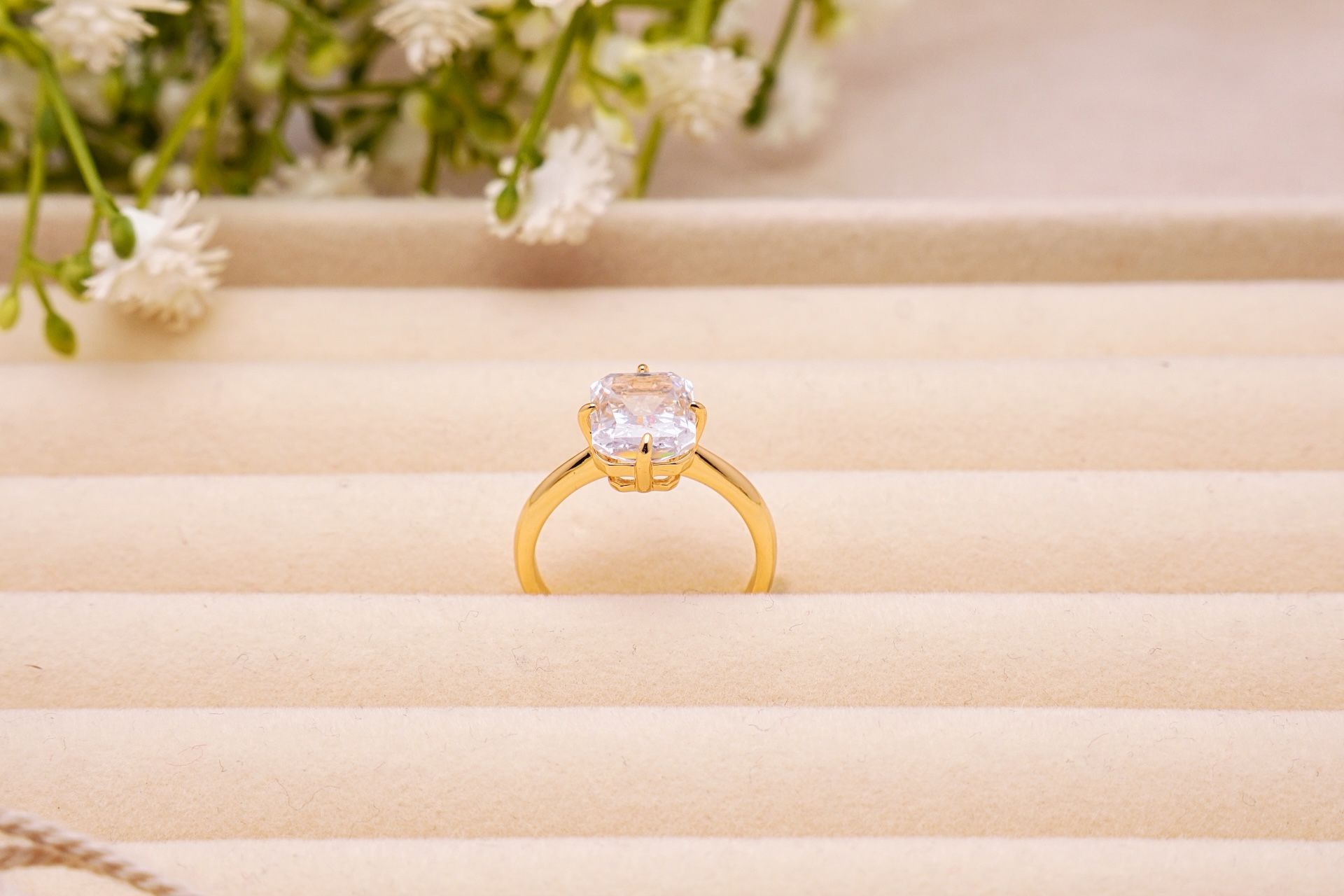 Radiant-Cut Solitaire Ring