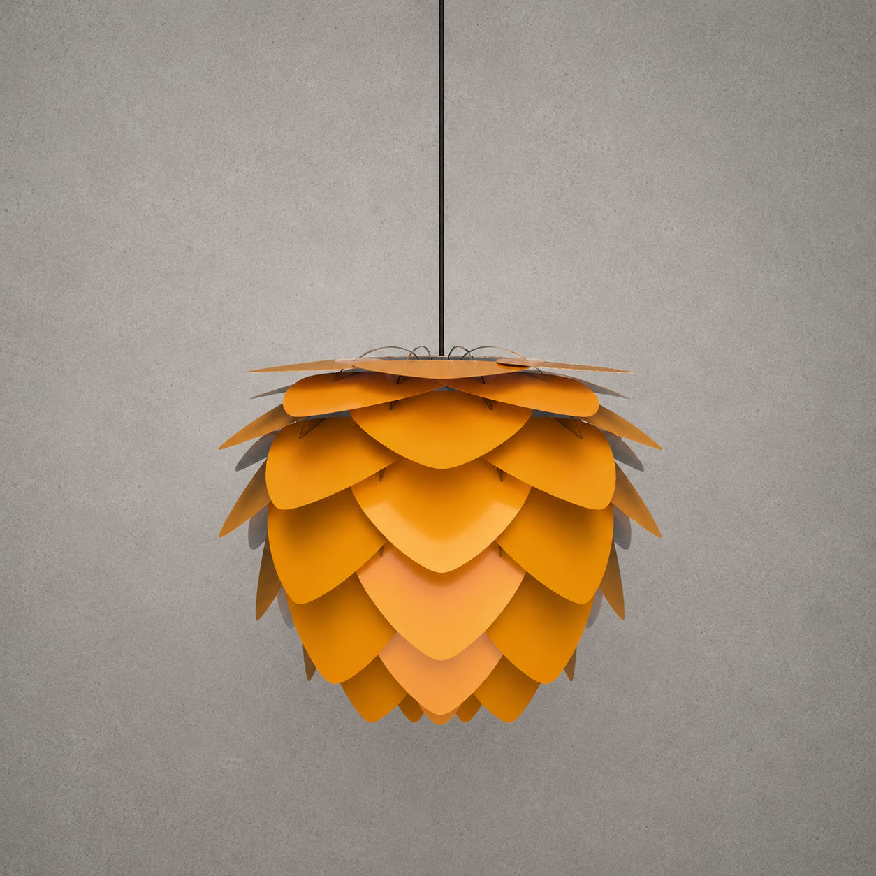 Aluvia Pendant Lamp Medium - Saffron Yellow