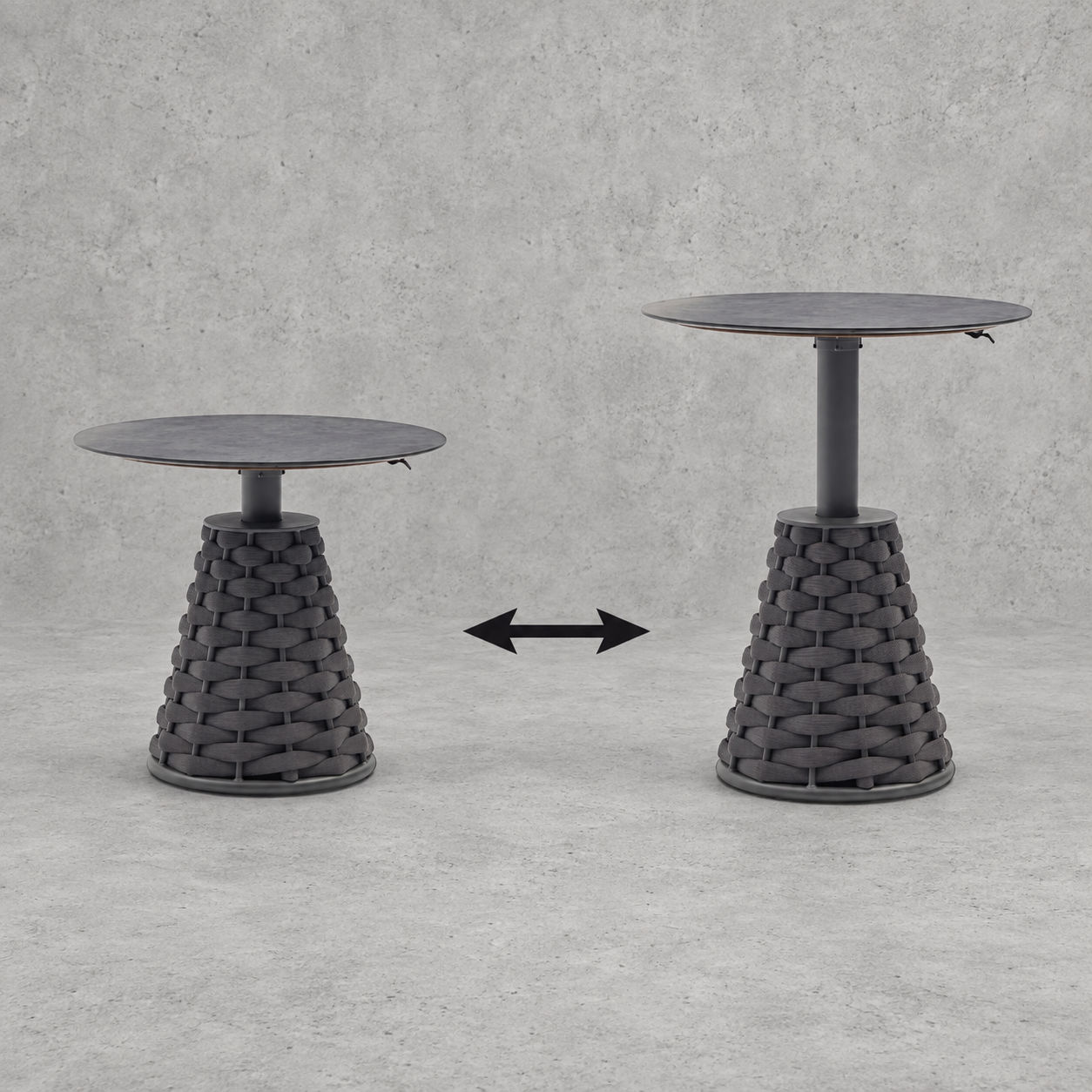 August Adjustable Outdoor Table