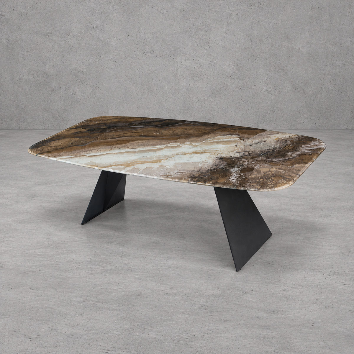 Charles Rectangular Dining Table Glass
