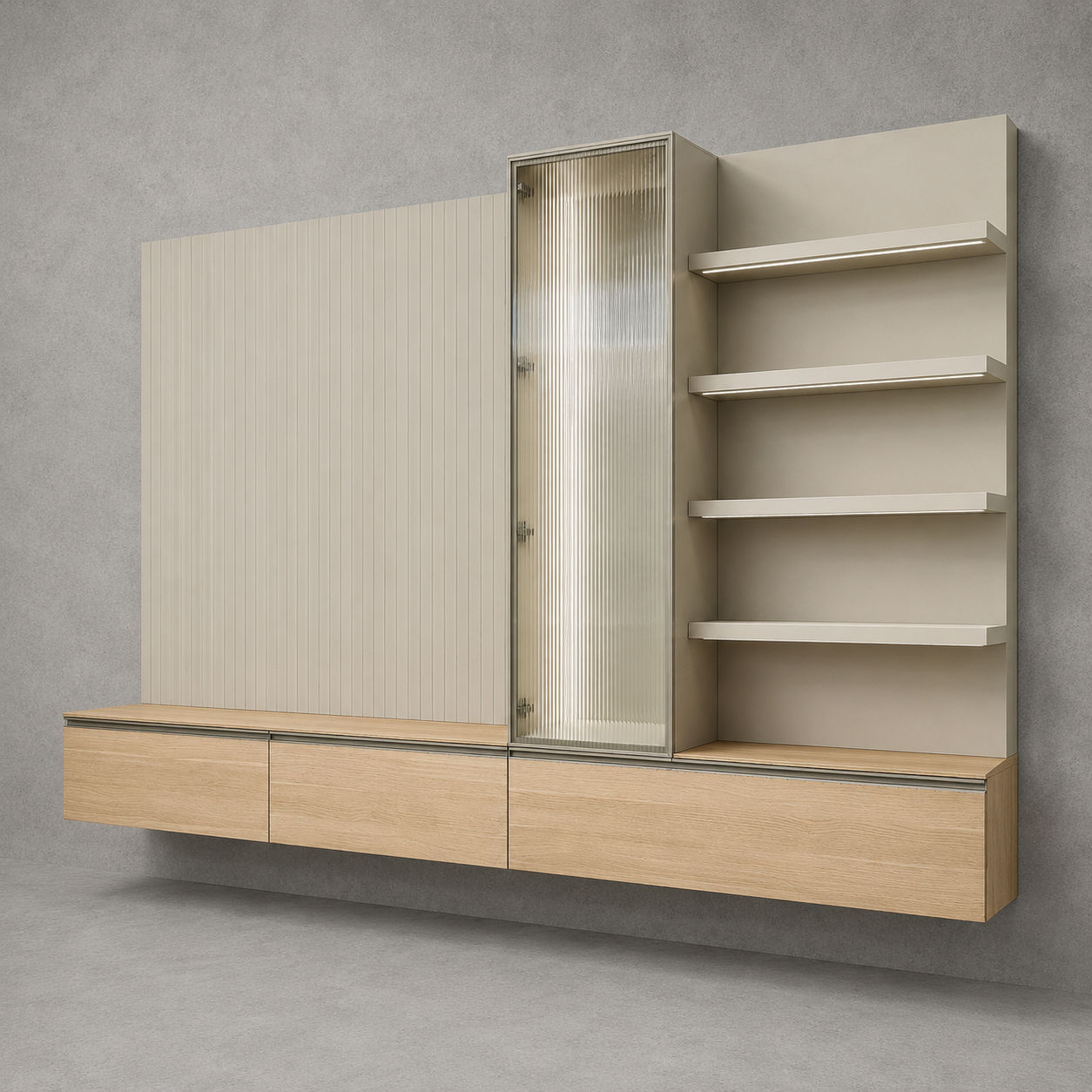Wall Unit Composition 4214