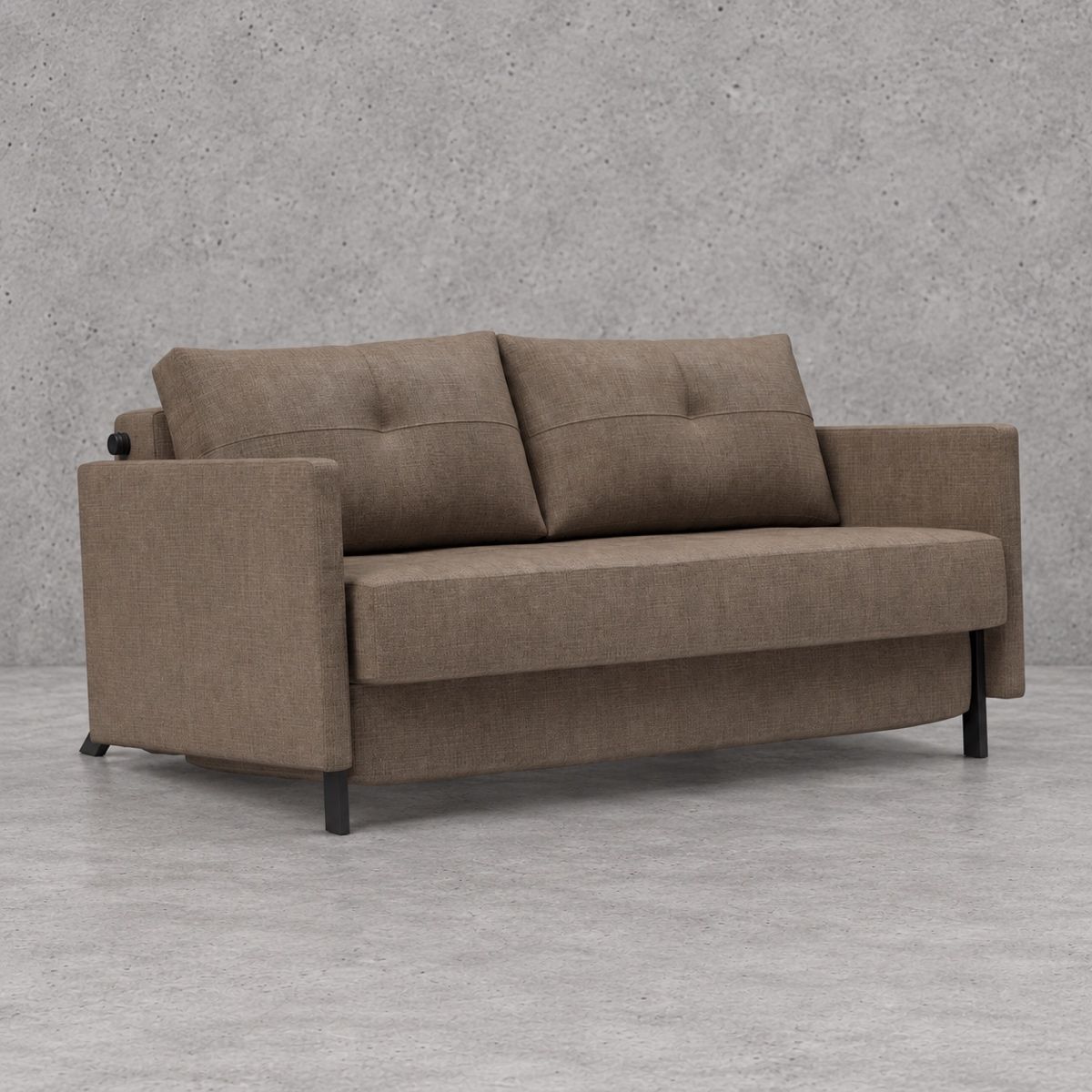 Cubed Sleeper Sofa with Arms