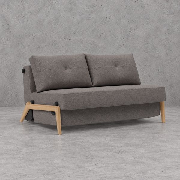 Cubed Sleeper Sofa with Wood Legs