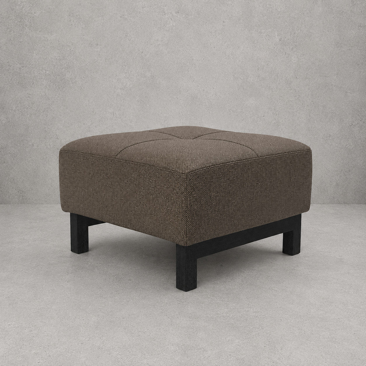 Excess Fabric Ottoman