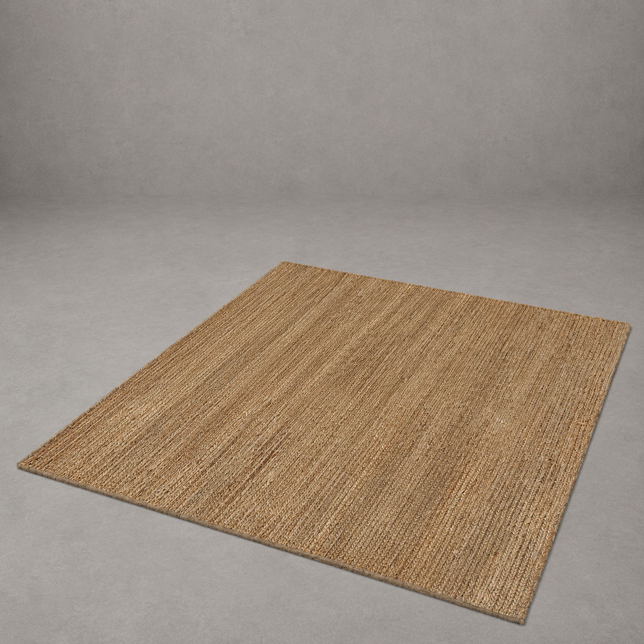 Jute Area Rug (6'8" x 6'8")