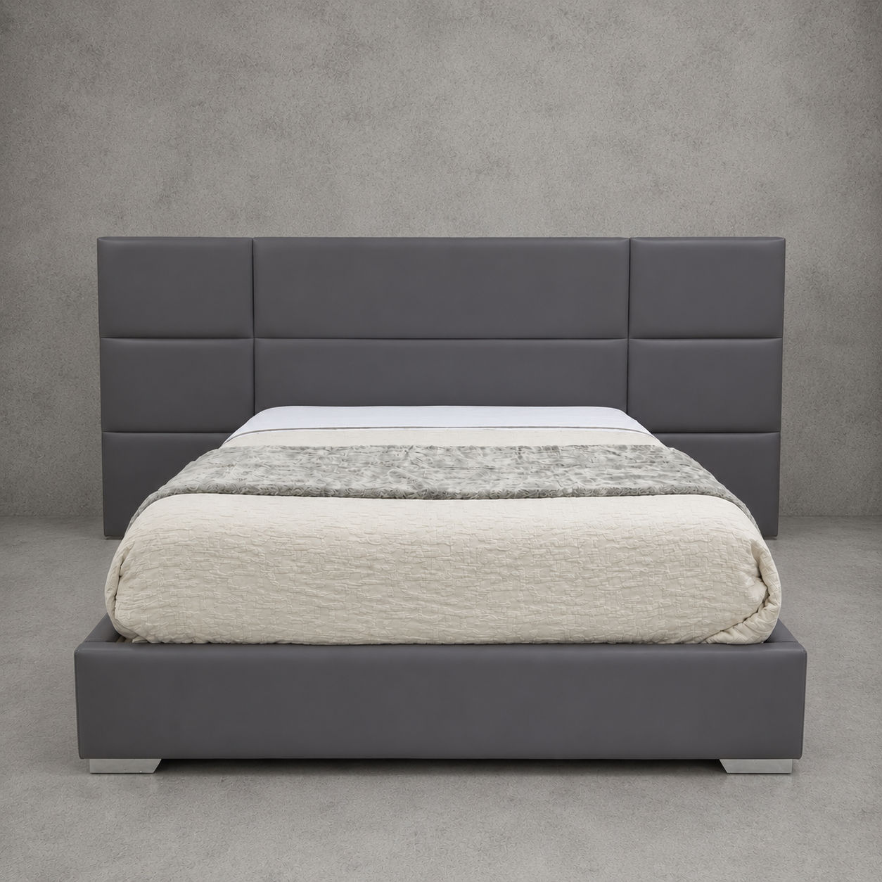Modo Queen Custom Leatherette Bed