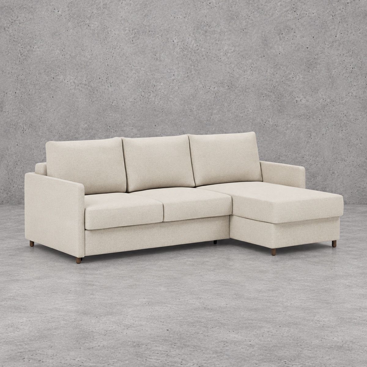 Neah Sleeper Sofa Chaise with Slim Arms