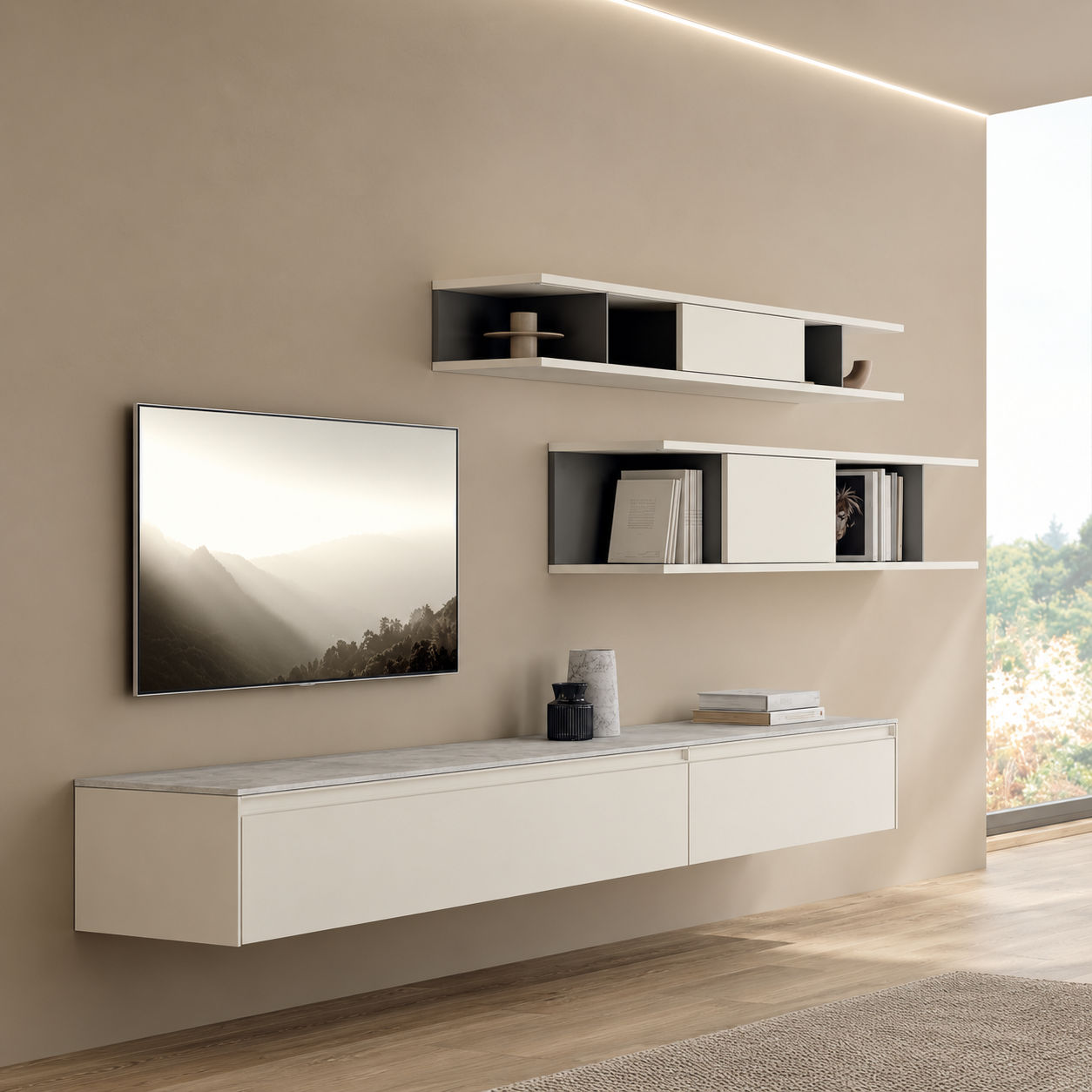 Wall Unit Composition 1006