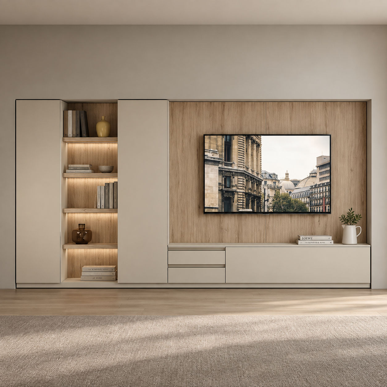 Wall Unit Composition 1009