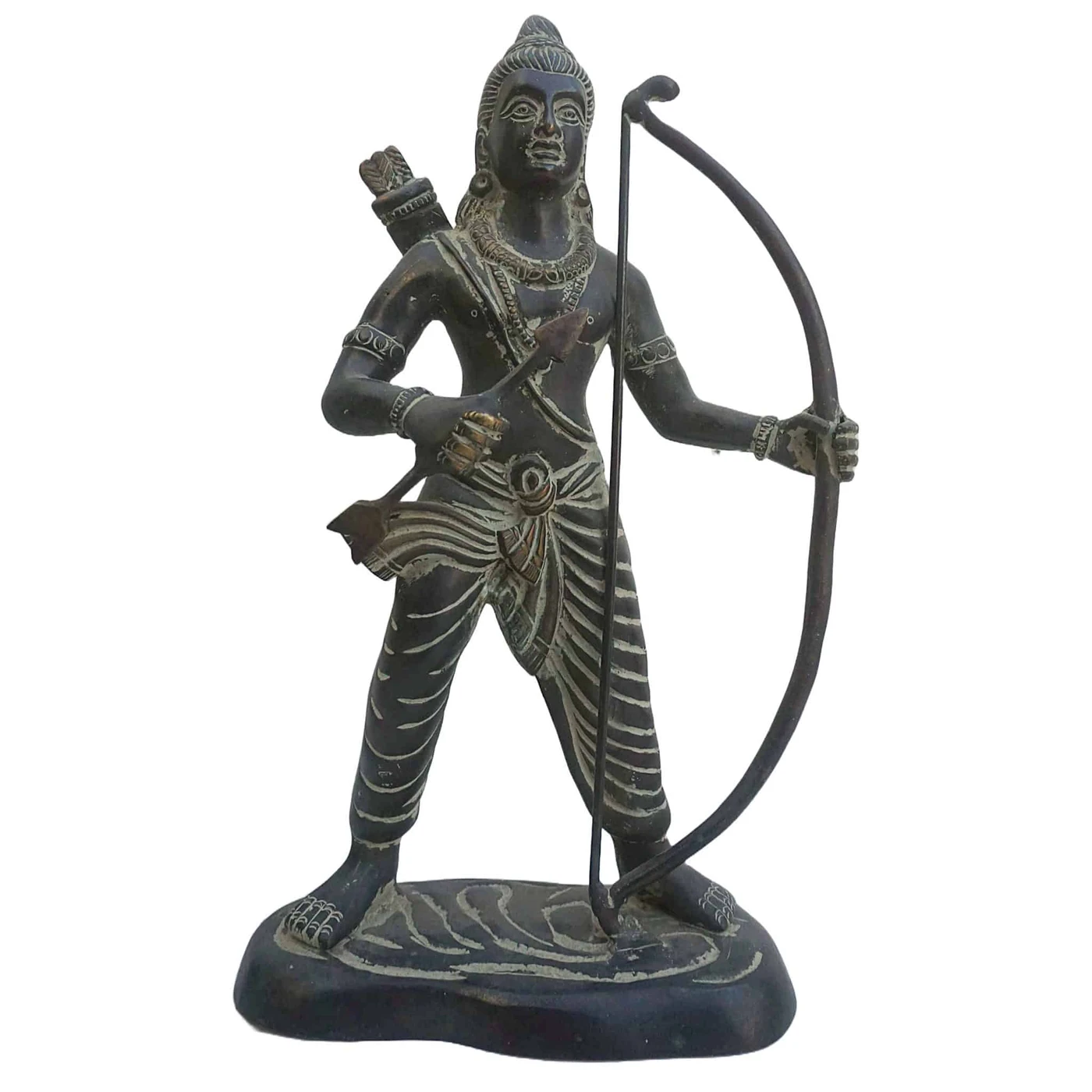 Brass Lord Ram Idol/Rama Statue/Bhagwan Ram Murti