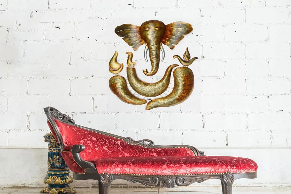 Ganesha in metal