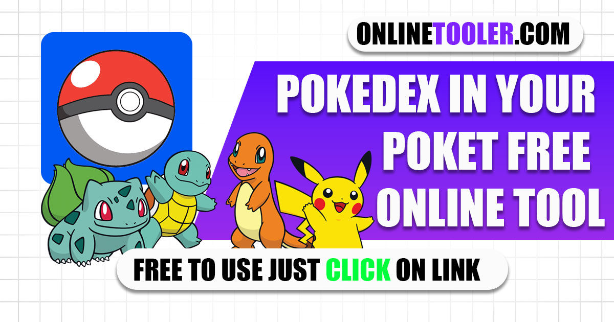 Pokédex – Find Pokémon Stats, Types, and More Instantly ⚡🎮