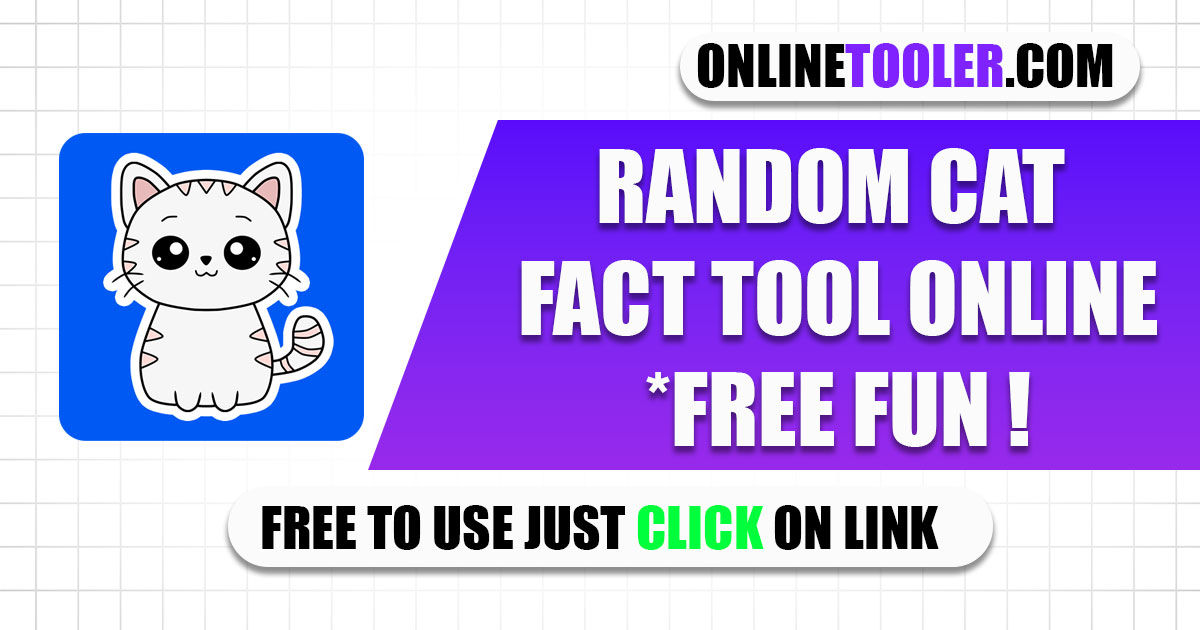 Random Cat Fact Generator – Get Your Daily Meow of Trivia 🐱📚
