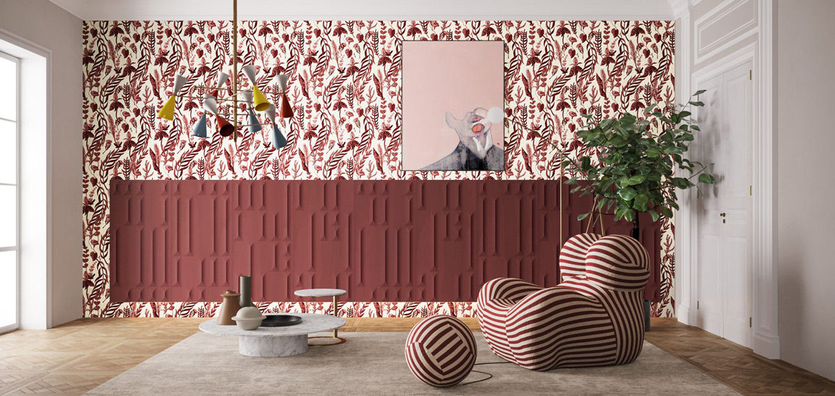 The harmony of wall coverings Inspire by Mohd