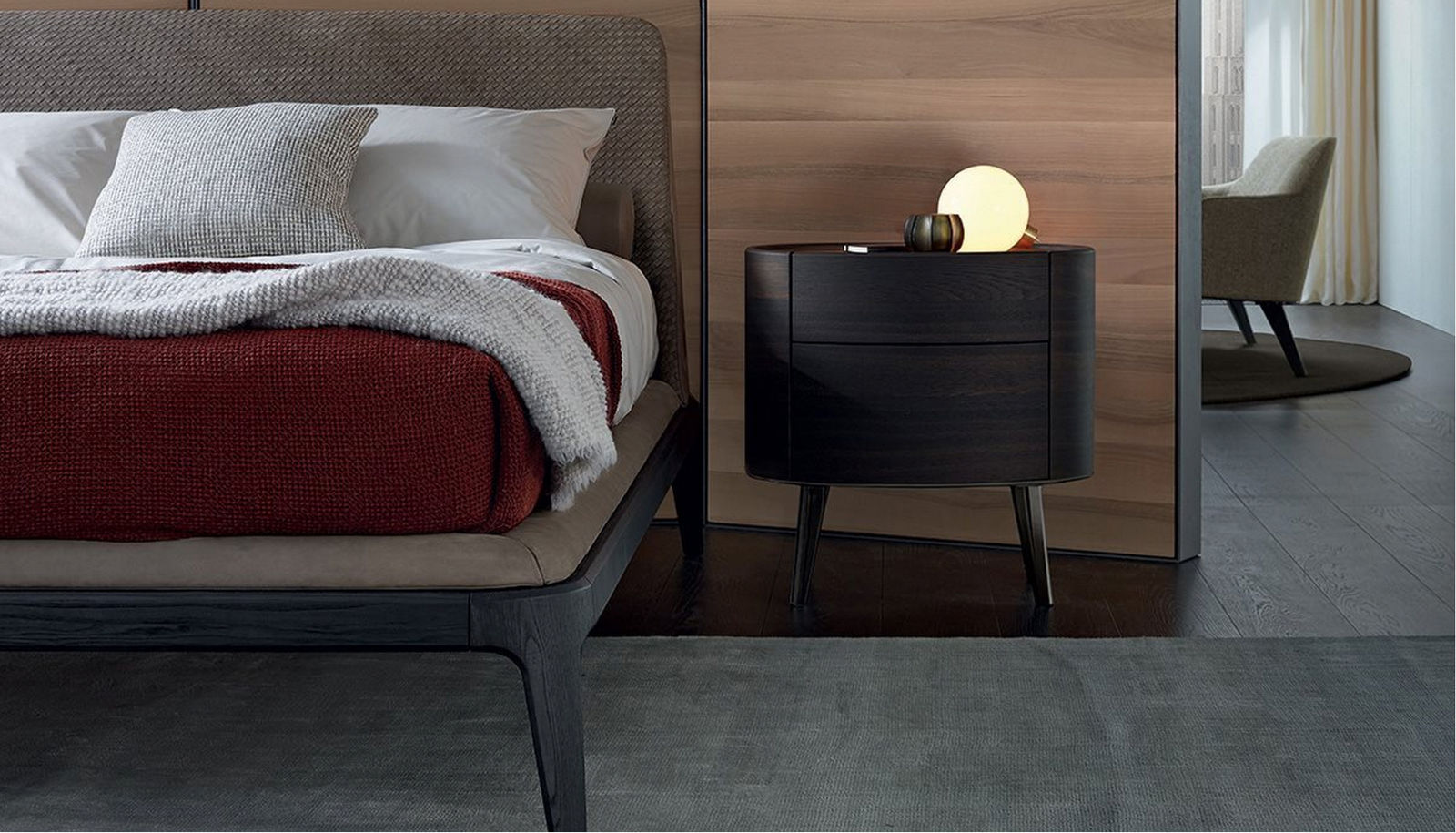 Round Bedside Tables for Modern Bedrooms | Inspire by Mohd
