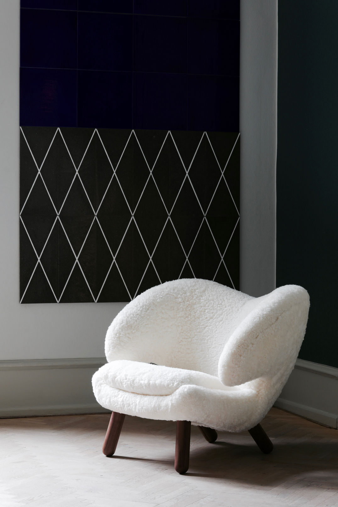 Poltrona Vanity in pelle rossa, Poltrona Frau