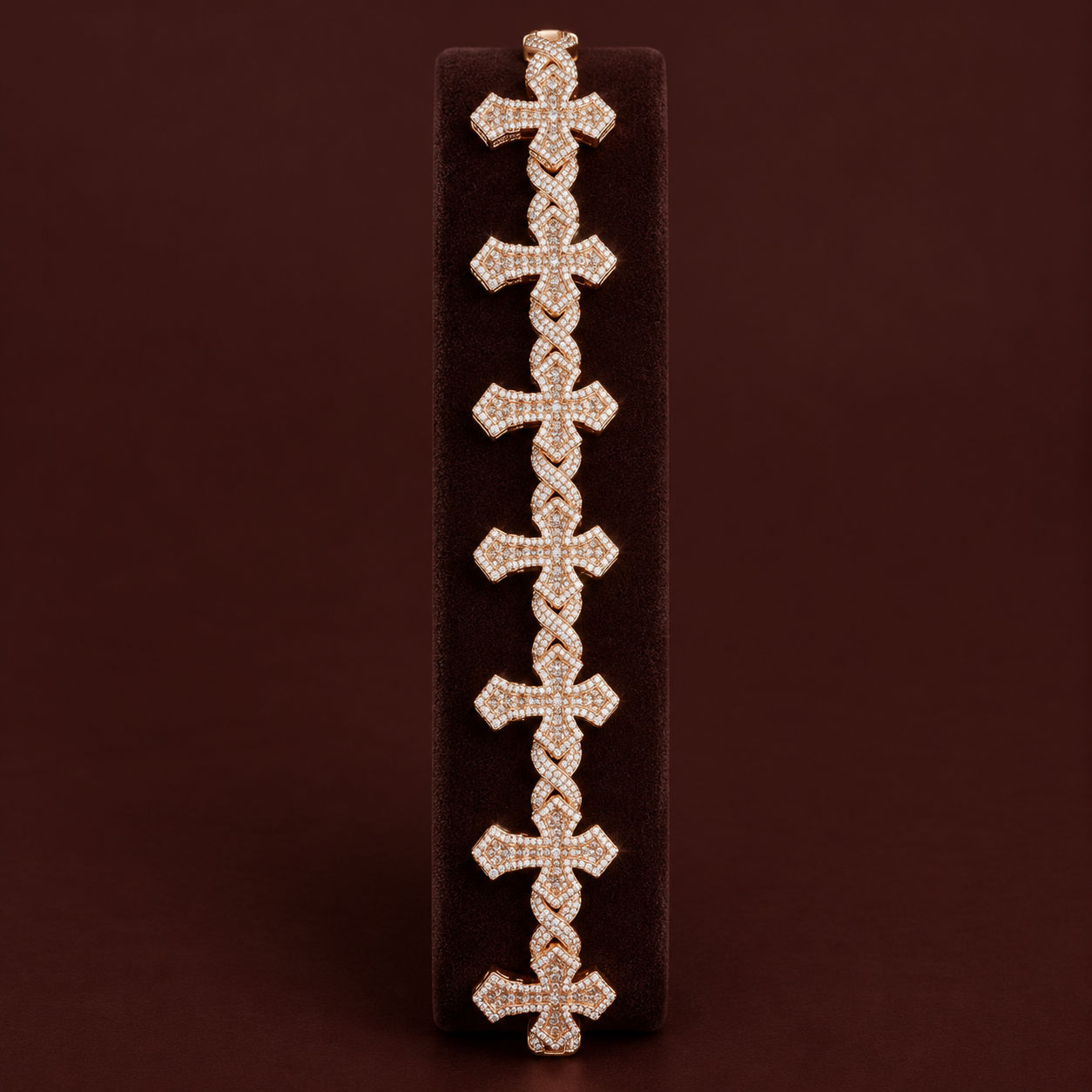 Eternal Cross moissanite bracelet