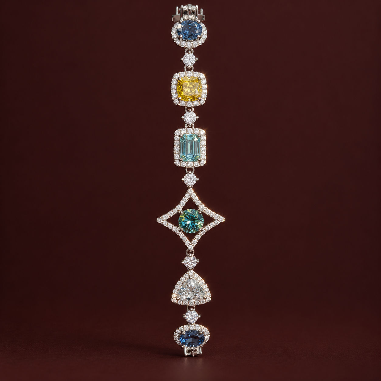 Nebula Etiole moissanite bracelet