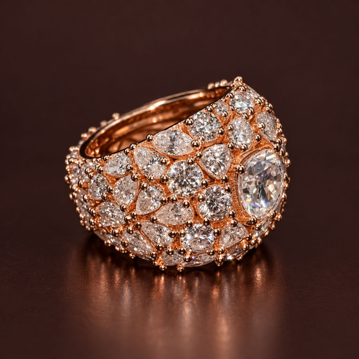 Nebula Bloom 3D ring
